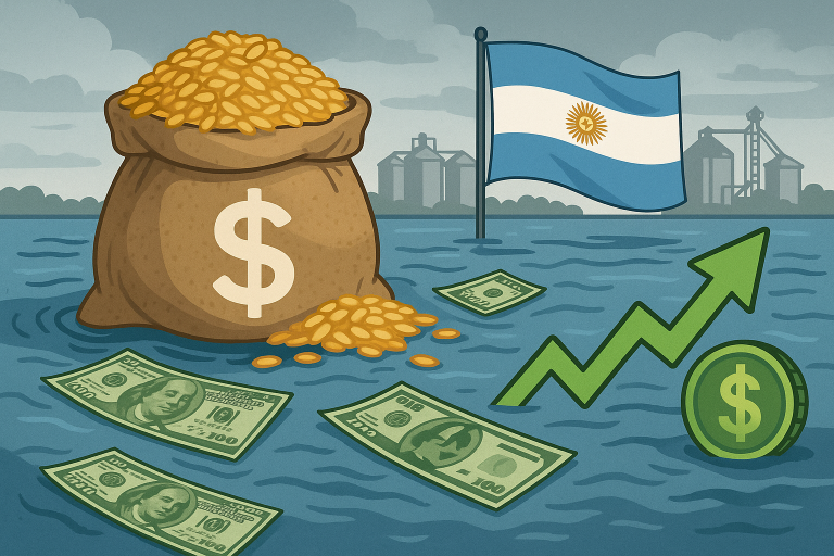 Argentina Peso surges: $7B inflows from grain exports boost reserves